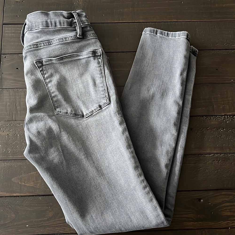Perfect gray Le High skinny jeans